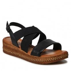 Wedges Sandals LASOCKI - WI16-WARKOCZ-01 Black Black
