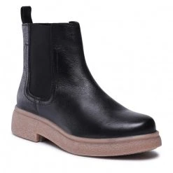 Elastic-sides Chelsea Boots LASOCKI - WI23-BULGY-01 Black Black