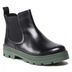 Elastic-sides Chelsea Boots LASOCKI - WI23-PUSZAN-08 Green Black