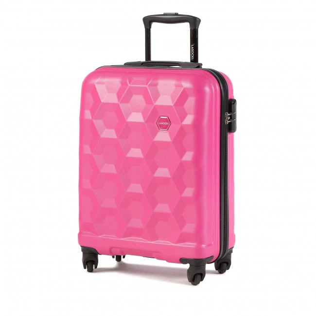Suitcases Small Trolley LASOCKI - BLW-A-101-36-08 Pink 1 Pink