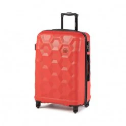 Suitcases Medium Trolley LASOCKI - BLW-A-102-30-08 Red Red