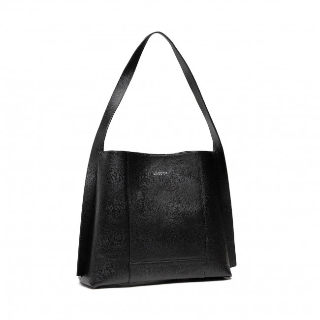 Canvas Totes & Shoppers Handbag LASOCKI - MLT-K-023-10-01 Black Black - Image 2