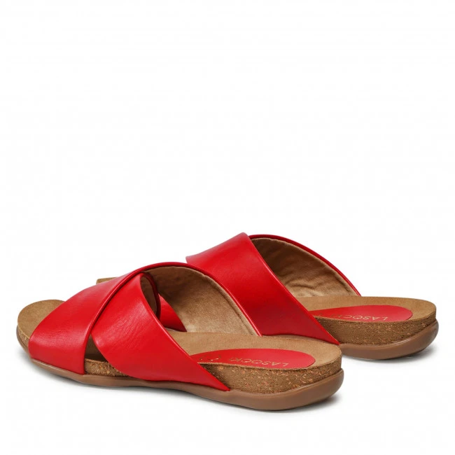 Casual Mules Slides LASOCKI - RST-1883-07 Red Red - Image 3