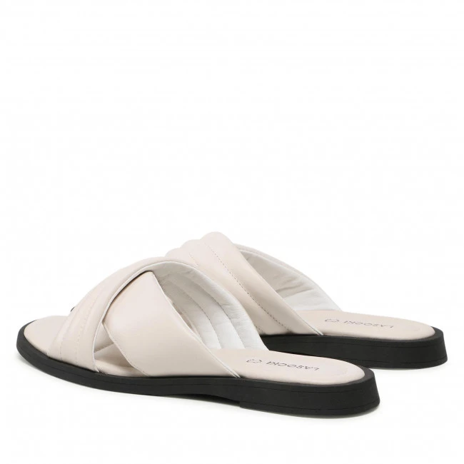 Casual Mules Slides LASOCKI - EST-BRAGA-01 White White - Image 3