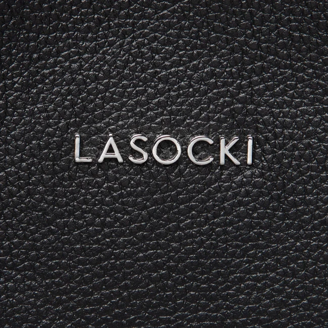 Canvas Totes & Shoppers Handbag LASOCKI - MLT-K-023-10-01 Black Black - Image 3