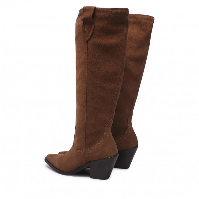 Cowboy Boots Knee High Boots LASOCKI - V441 Camel Brown - Image 3
