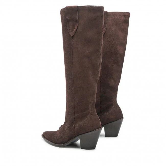 Jackboots Knee High Boots LASOCKI - V441 Dark Brown Brown - Image 3
