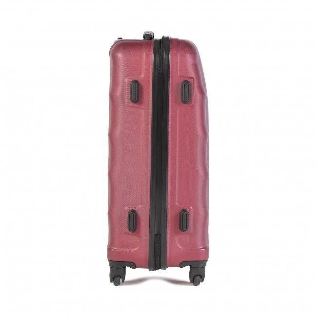 Suitcases Medium Trolley LASOCKI - BLW-A-102-35-08 Maroon Dark Red - Image 4