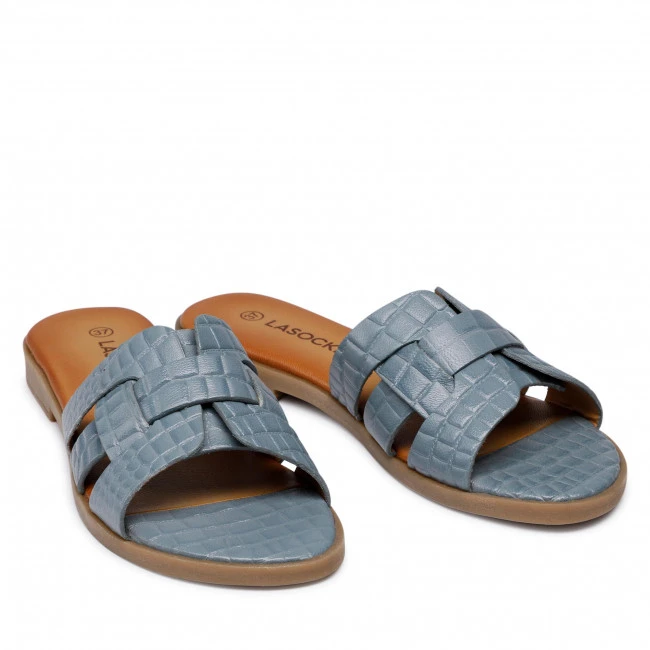 Casual Mules Slides LASOCKI - WI16-FOXI-44 Blue Blue - Image 5