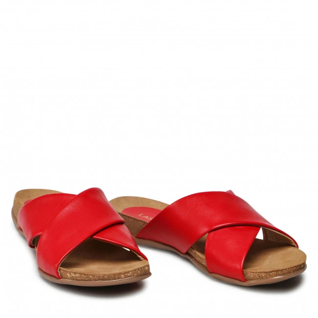 Casual Mules Slides LASOCKI - RST-1883-07 Red Red - Image 5