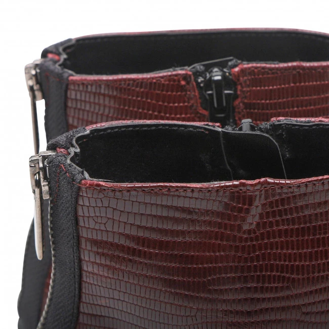 Ankle Boots LASOCKI - V501 Burgundy Dark Red - Image 5