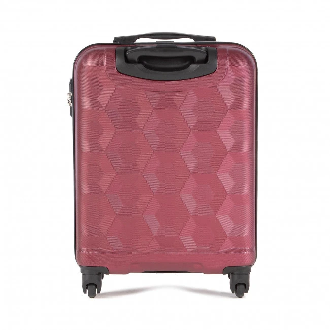 Suitcases Small Trolley LASOCKI - BLW-A-101-35-08 Burgundy Dark Red - Image 5