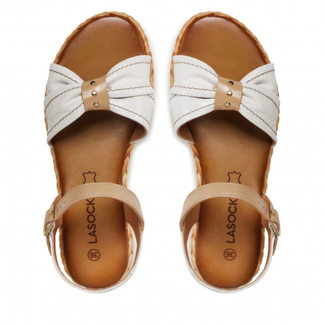 Casual Sandals Sandals LASOCKI - WI16-7465-01 White White - Image 6