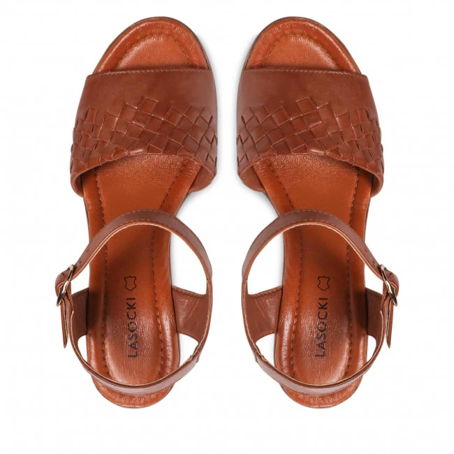 Casual Sandals Sandały LASOCKI - EST-2025-09 Camel Brown - Image 6