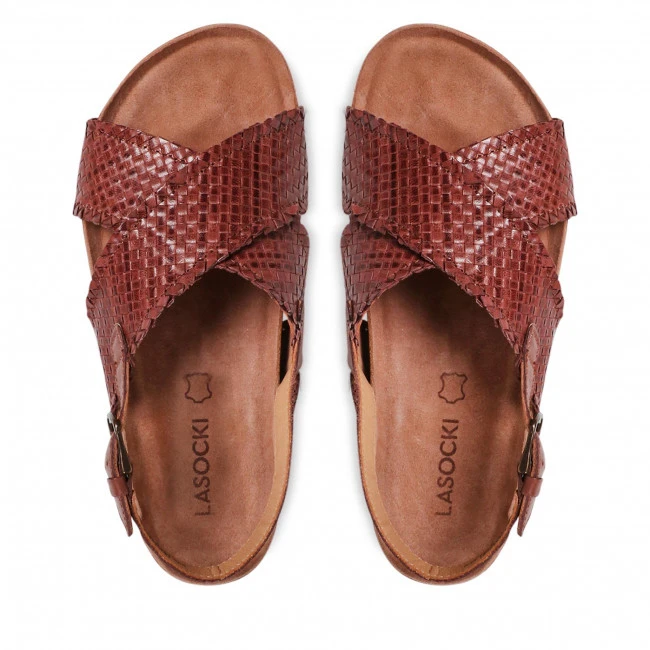 Casual Sandals Sandals LASOCKI - WI12-MARIYO-02 Chocolate Brown Brown - Image 6