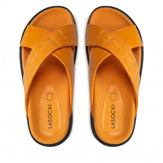 Casual Mules Slides LASOCKI - WI16-SARDYNIA-01A Yellow Yellow - Image 6