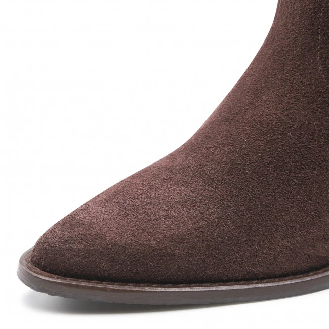 Jackboots Knee High Boots LASOCKI - V441 Dark Brown Brown - Image 6