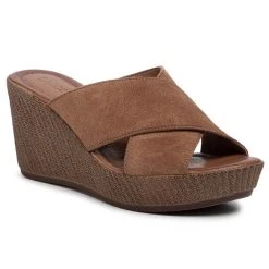 Wedges Slides LASOCKI - 2211-01 Brown Brown