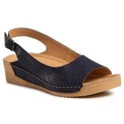 Wedges Sandals LASOCKI - 1891-02 Cobalt Blue Navy Blue