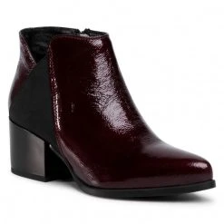 Ankle Boots LASOCKI - 70814-01 Maroon Dark Red