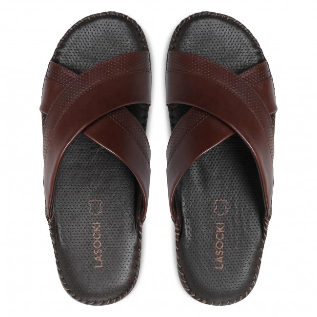 Clogs And Mules Slides LASOCKI - 1855 Brown Brown - Image 6