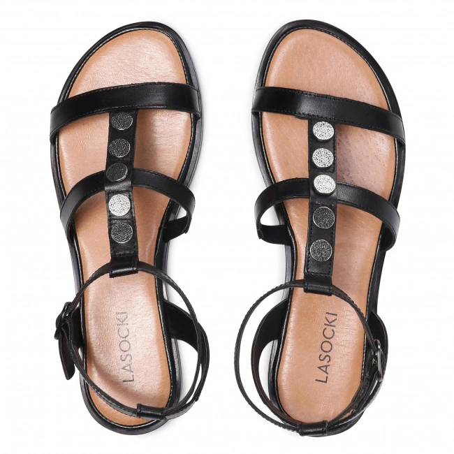 Casual Sandals Sandals LASOCKI - WI23-FOXI-24 Black Black - Image 6