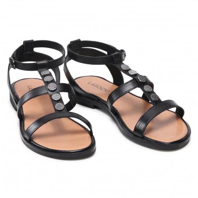 Casual Sandals Sandals LASOCKI - WI23-FOXI-24 Black Black - Image 5