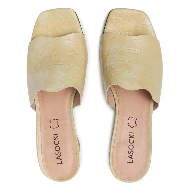 Casual Mules Slides LASOCKI - S681 Yellow Yellow - Image 6