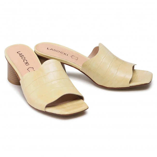 Casual Mules Slides LASOCKI - S681 Yellow Yellow - Image 5