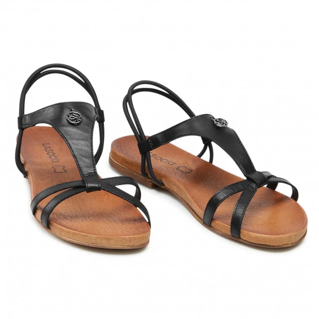 Casual Sandals Sandals LASOCKI - 3039-21 Black Black - Image 6