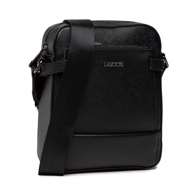 Men's Messenger Bag LASOCKI FOR MEN - BLR-U-044-10-06 Black Black - Image 2