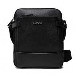 Men's Messenger Bag LASOCKI FOR MEN - BLR-U-044-10-06 Black Black