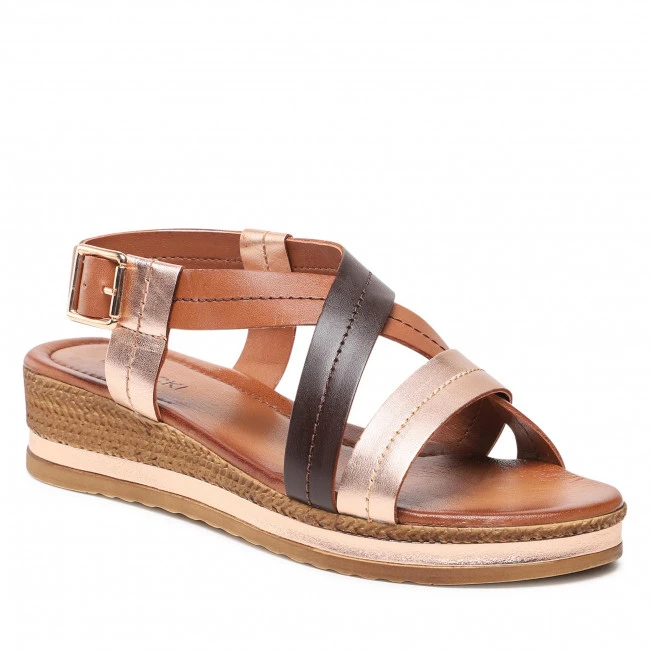 Casual Sandals Sandals LASOCKI - WI23-2276-07 Camel Brown
