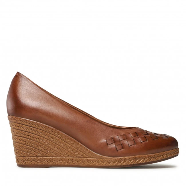 Wedge-heeled Shoes Shoes LASOCKI - WI23-2282-07 Camel Brown - Image 2